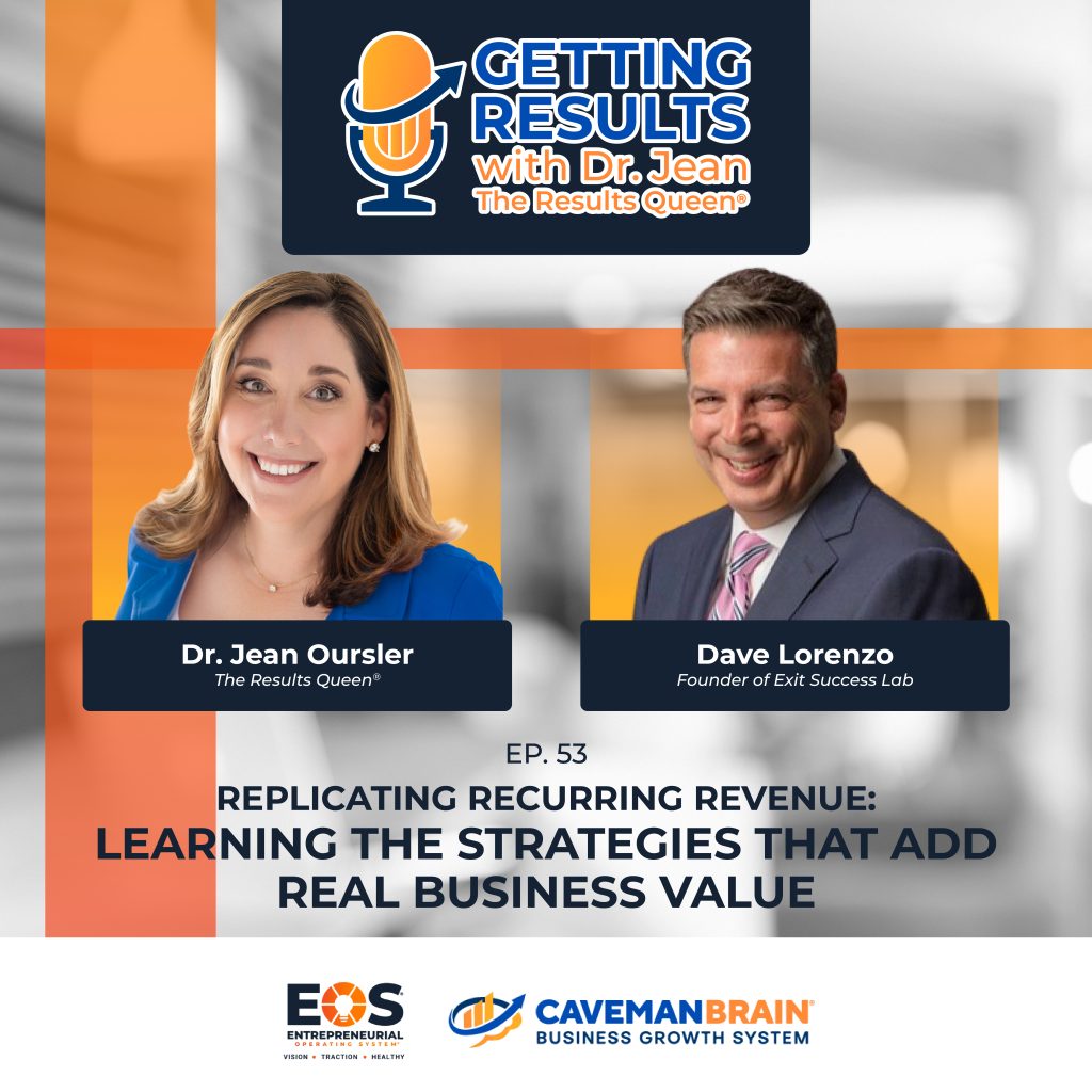 Dave Lorenzo discussing strategies for replicating recurring revenue on the Caveman Brain podcast