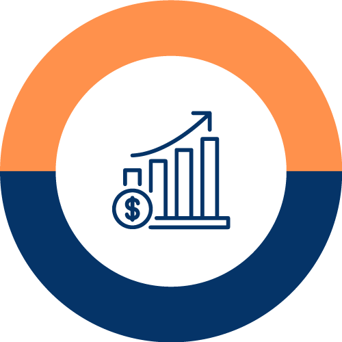 Sales growth icon