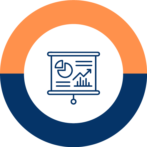 Strategy graphic representing planning, direction, and business growth